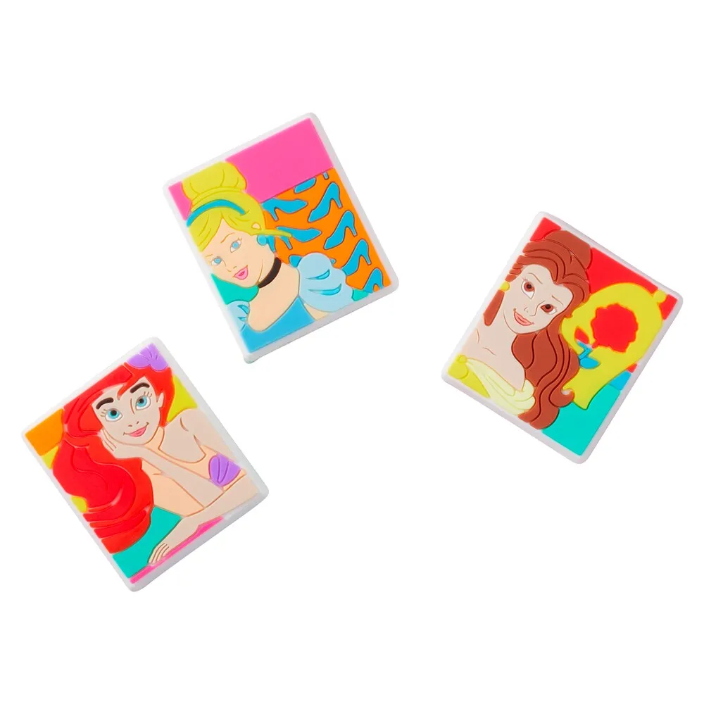 Jibbitz Disney Princess Portrait 3 Pack Personajes