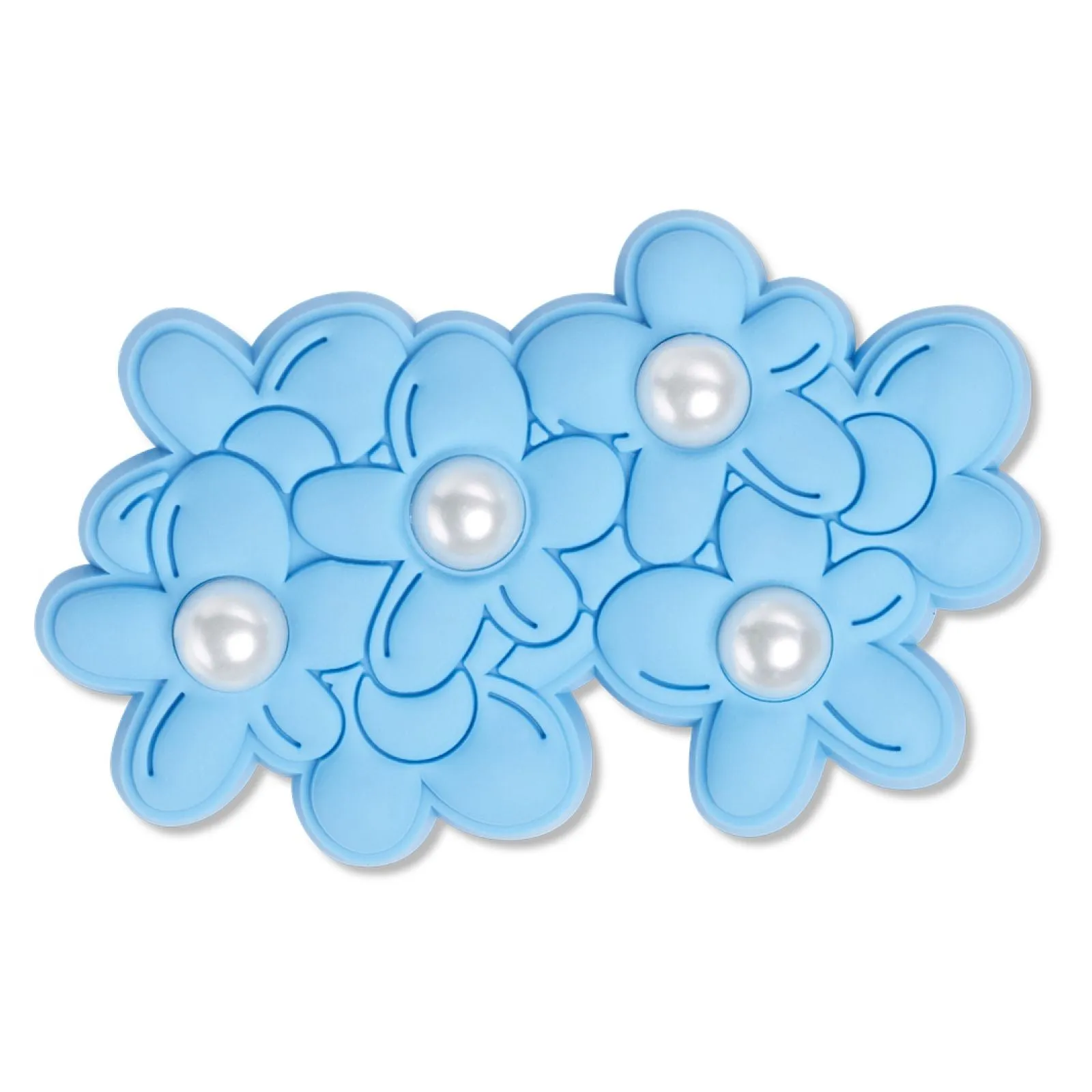 Jibbitz Unisex Bunch Of Blue Flowers Naturaleza