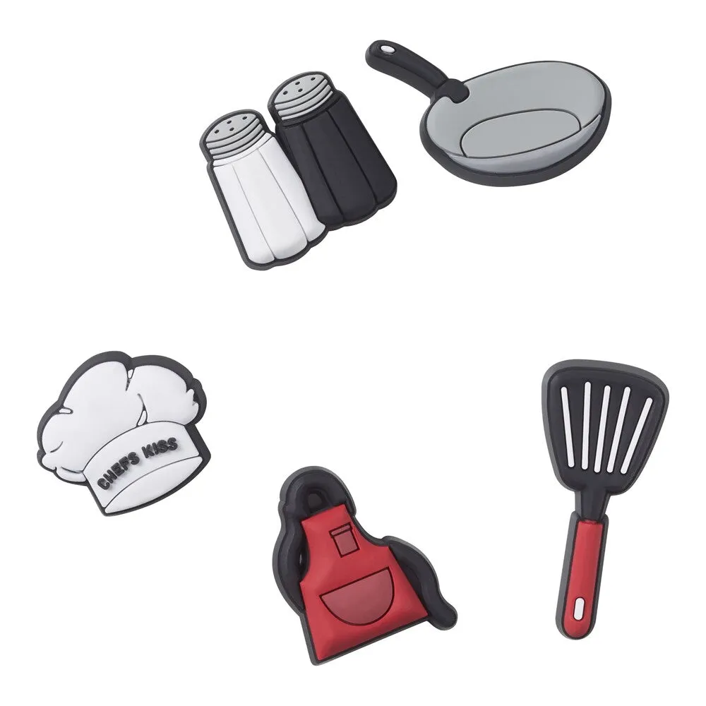 Jibbitz Unisex Chef 5 Pack Comida