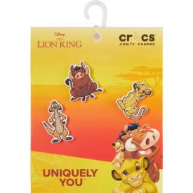 Jibbitz Unisex Disney The Lion King 3 Pack Personajes