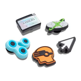 Jibbitz Unisex Gamer Boy 5 Pack Símbolos