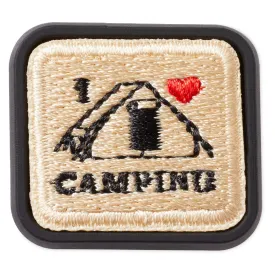 Jibbitz Unisex I Love Camping Patch Naturaleza