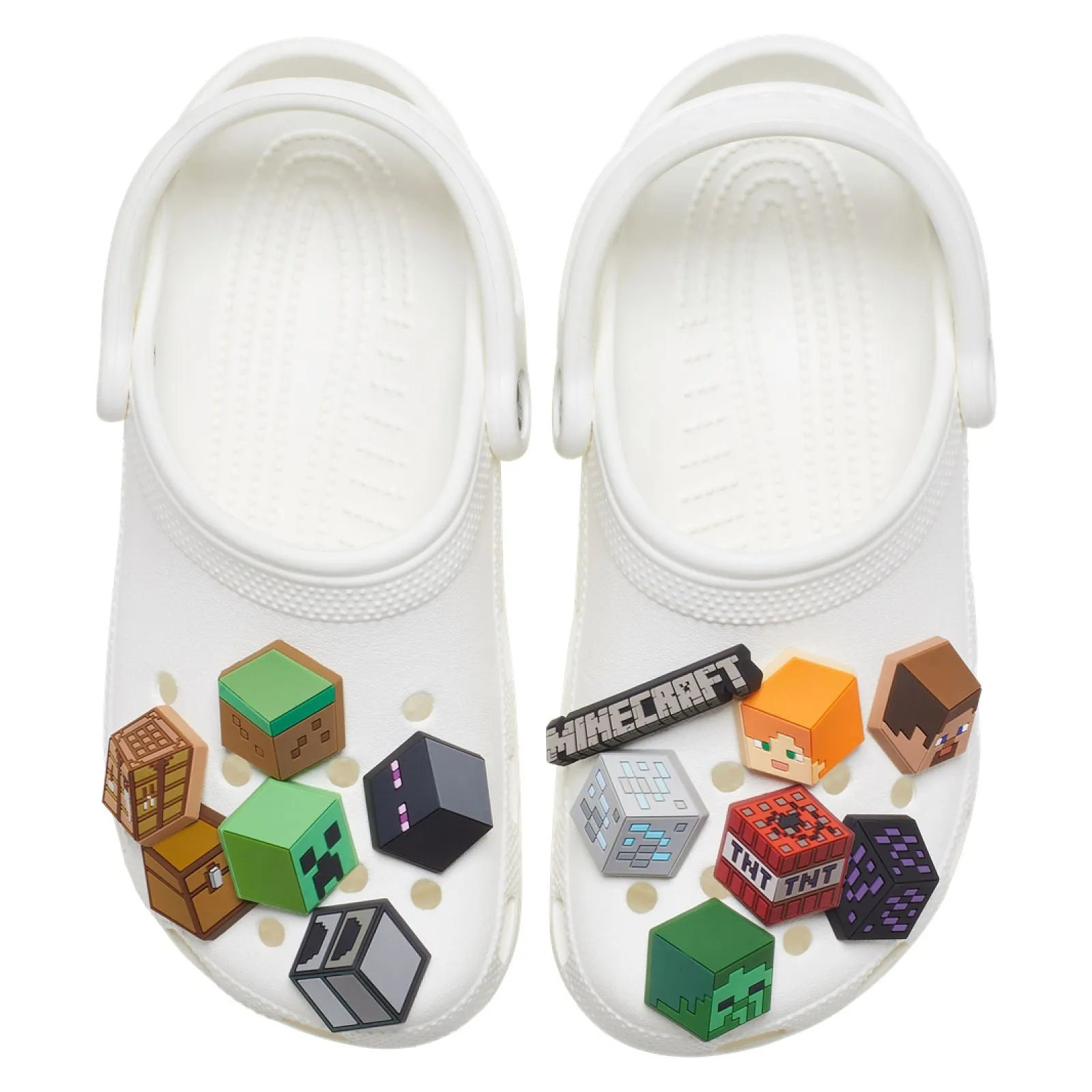 Jibbitz Unisex Minecraft13pk Personajes