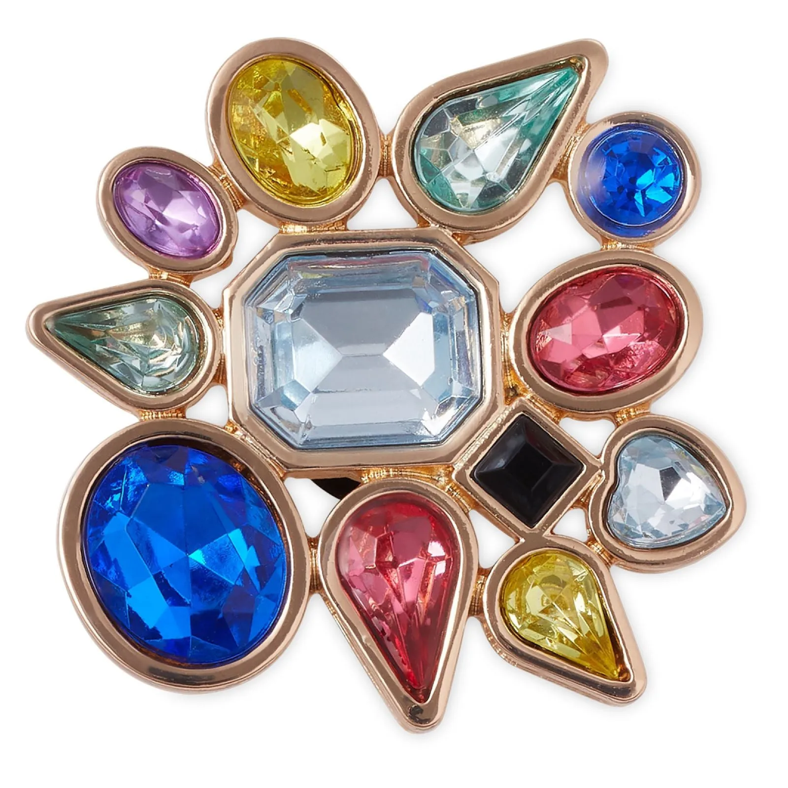 Jibbitz Unisex Multi Color Gem Cluster Joyería