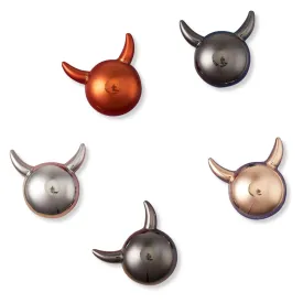 Jibbitz Unisex Shiny Horned 5 Pack Joyería