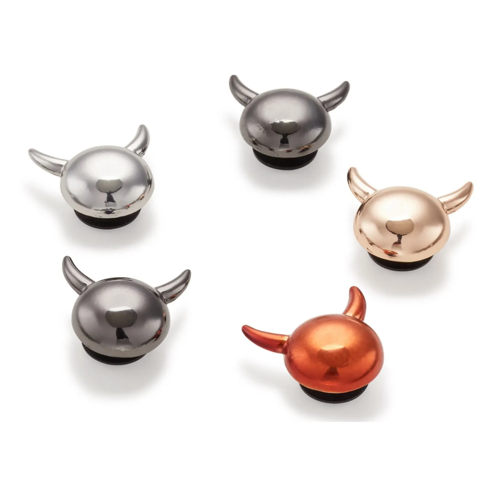 Jibbitz Unisex Shiny Horned 5 Pack Joyería