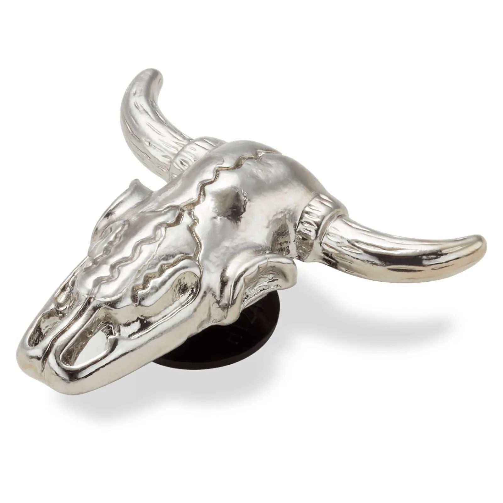 Jibbitz Unisex Silver Cow Skull Joyería