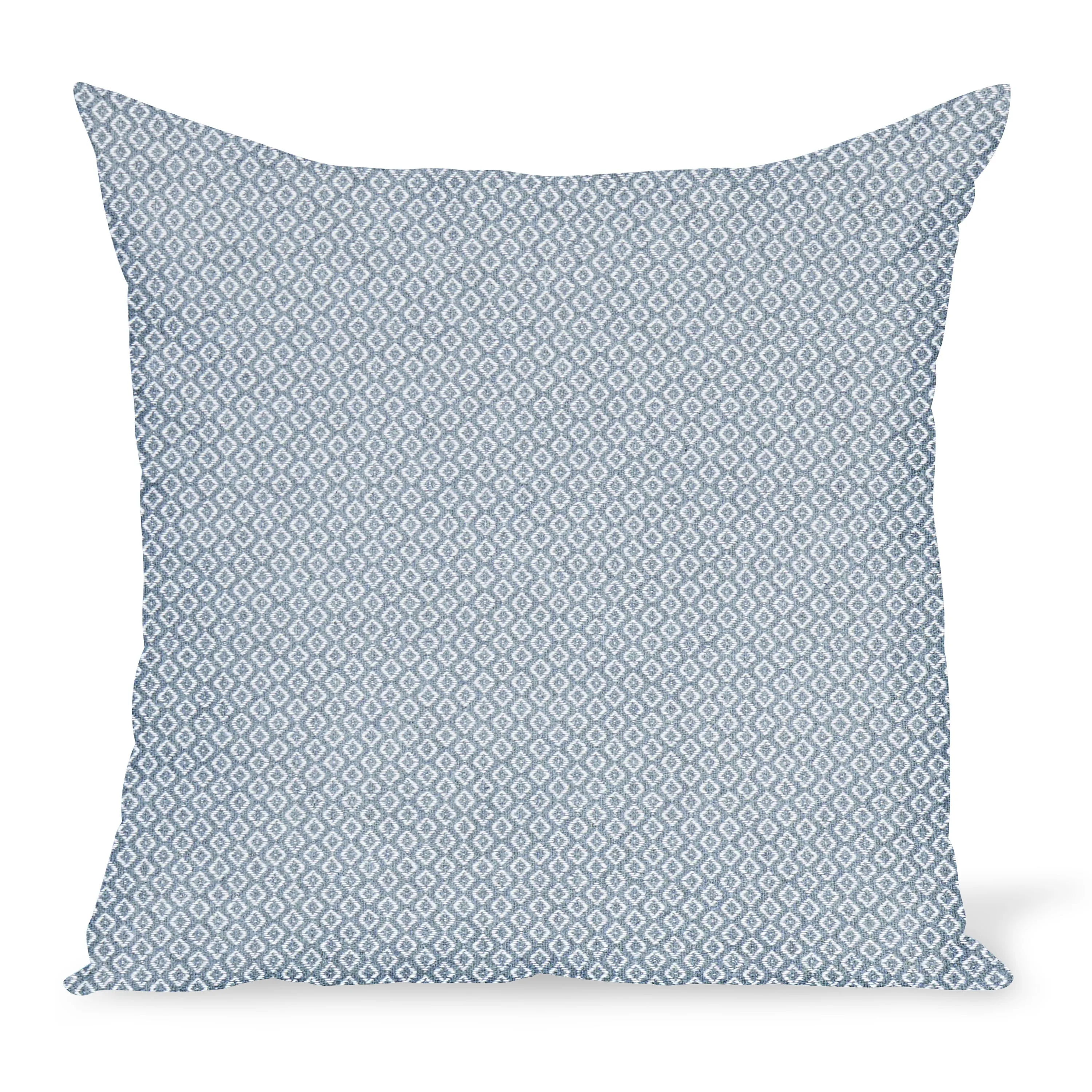 Peter Dunham Textiles Outdoor Heera in White/Ocean Pillow