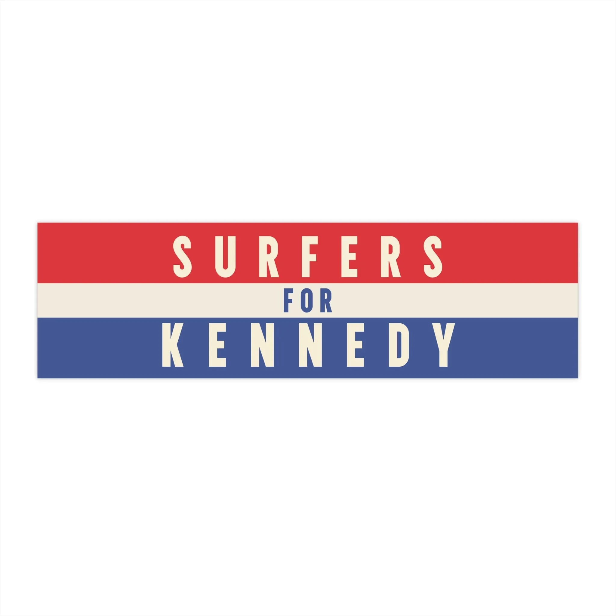 Surfers for Kennedy Bumper Sticker