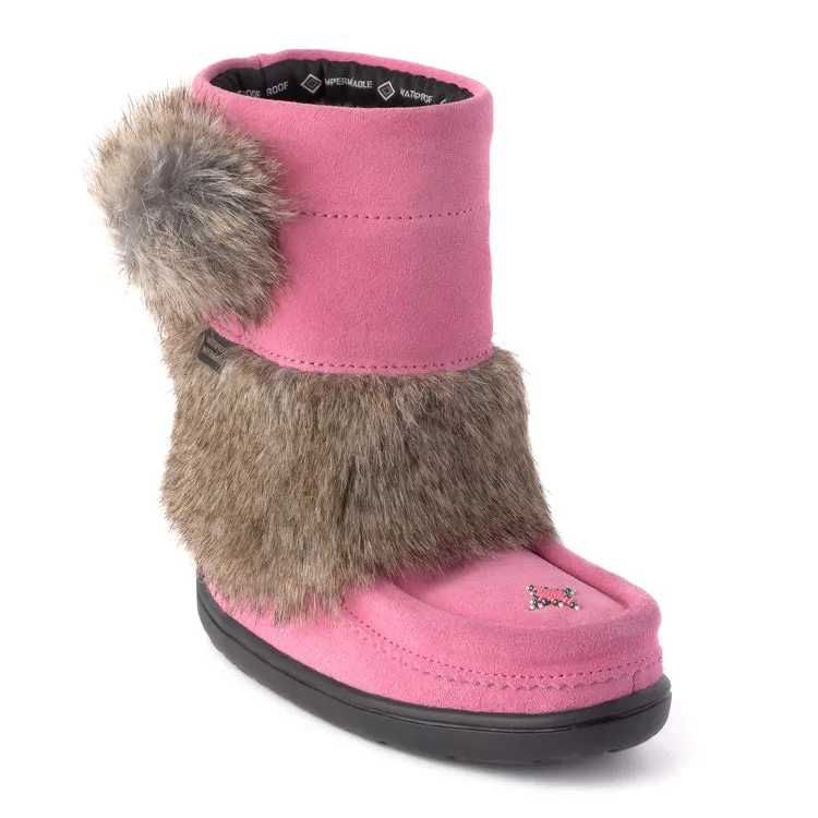 Waterproof Faux Fur Kids Snowy Owlet