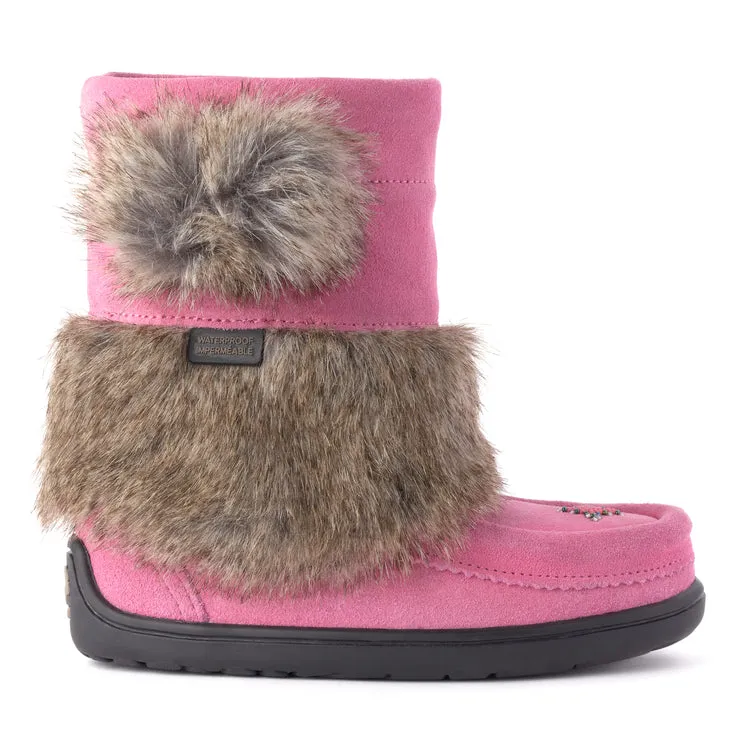 Waterproof Faux Fur Kids Snowy Owlet